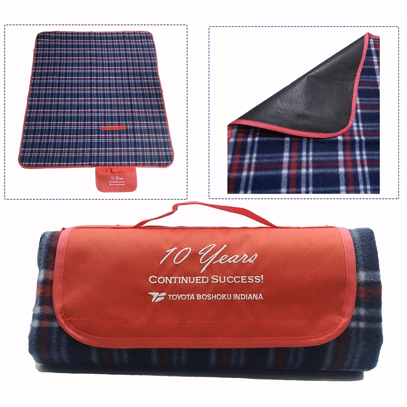 Foldable Waterproof Embroidered Picnic Blanket Mat