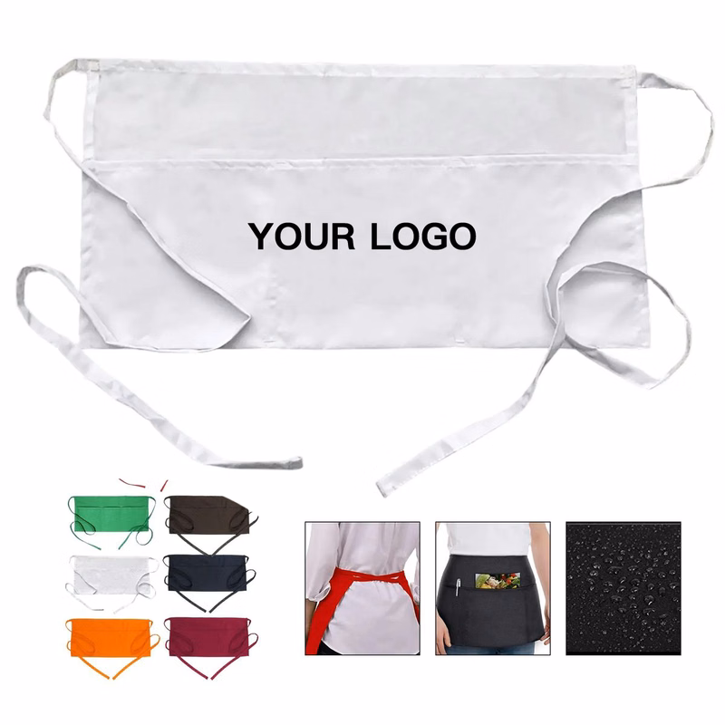 Polyester Server Apron with Three Pockets