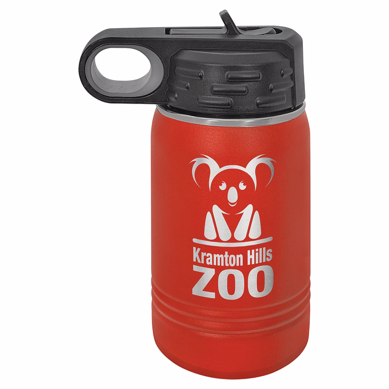 Polar Camel 12 oz. Red Water Bottle