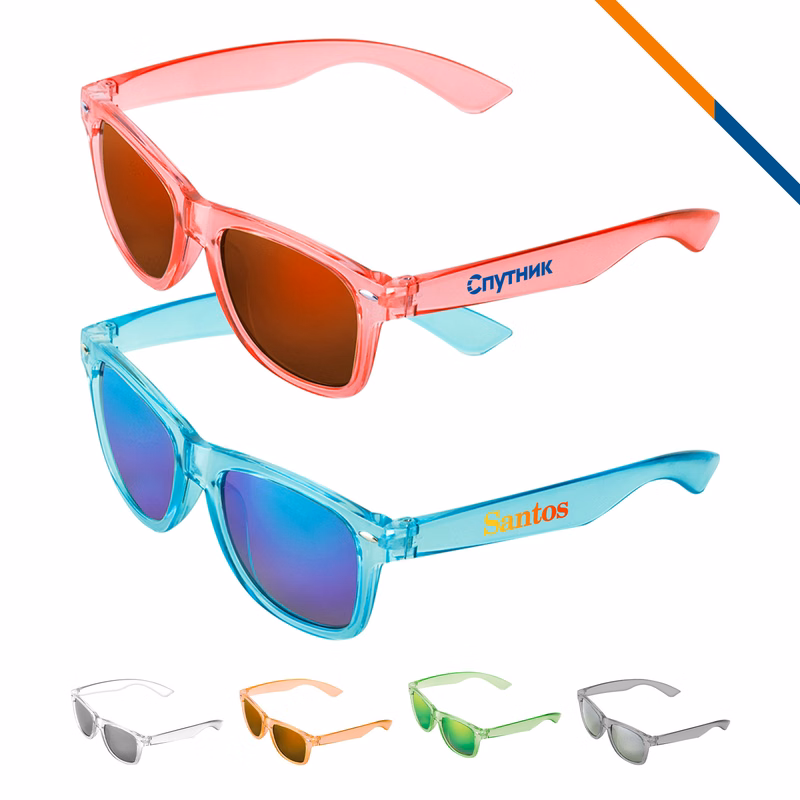 MiroPop Mirrored Tonal Sunglasses