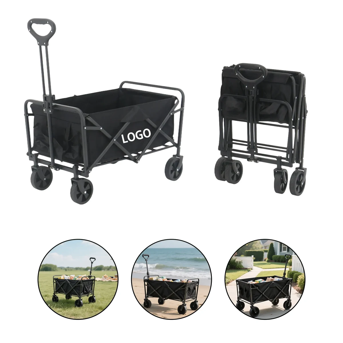 Compact Easy-Move Portable Camping Trailer 1