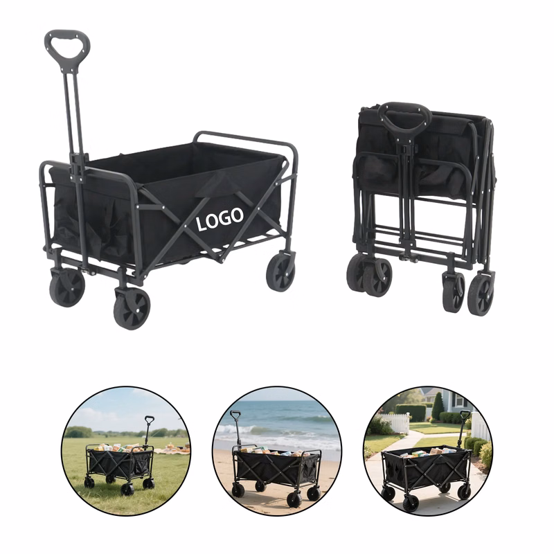 Compact Easy-Move Portable Camping Trailer