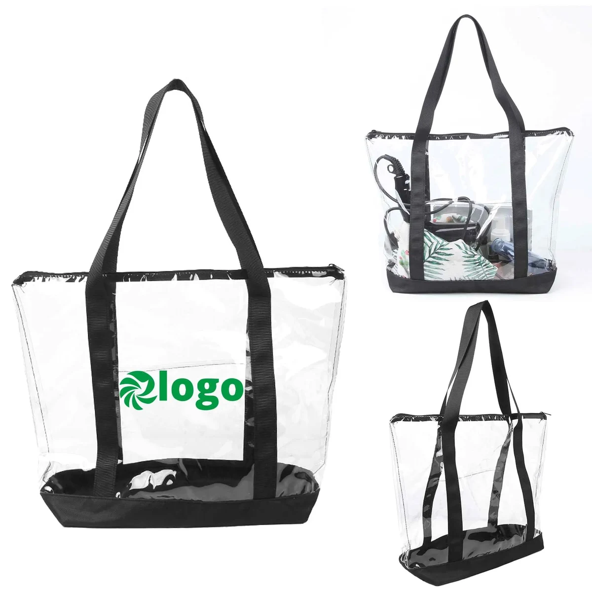 Custom Handy Laundry Clear Tote Bag 1