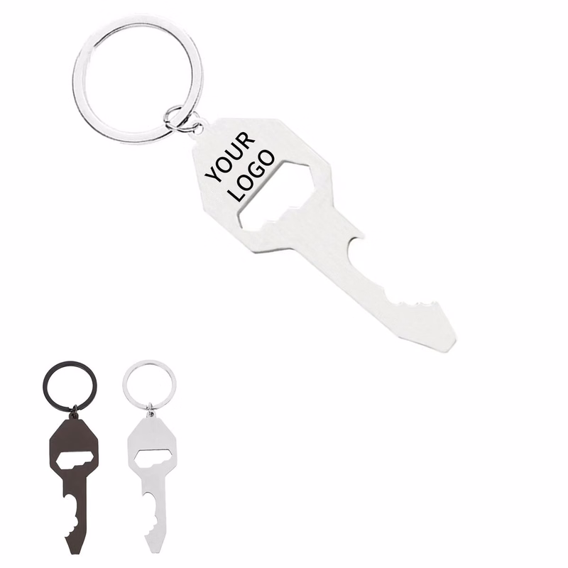 Rust Resistant Bottle Opener Keychain for Travel