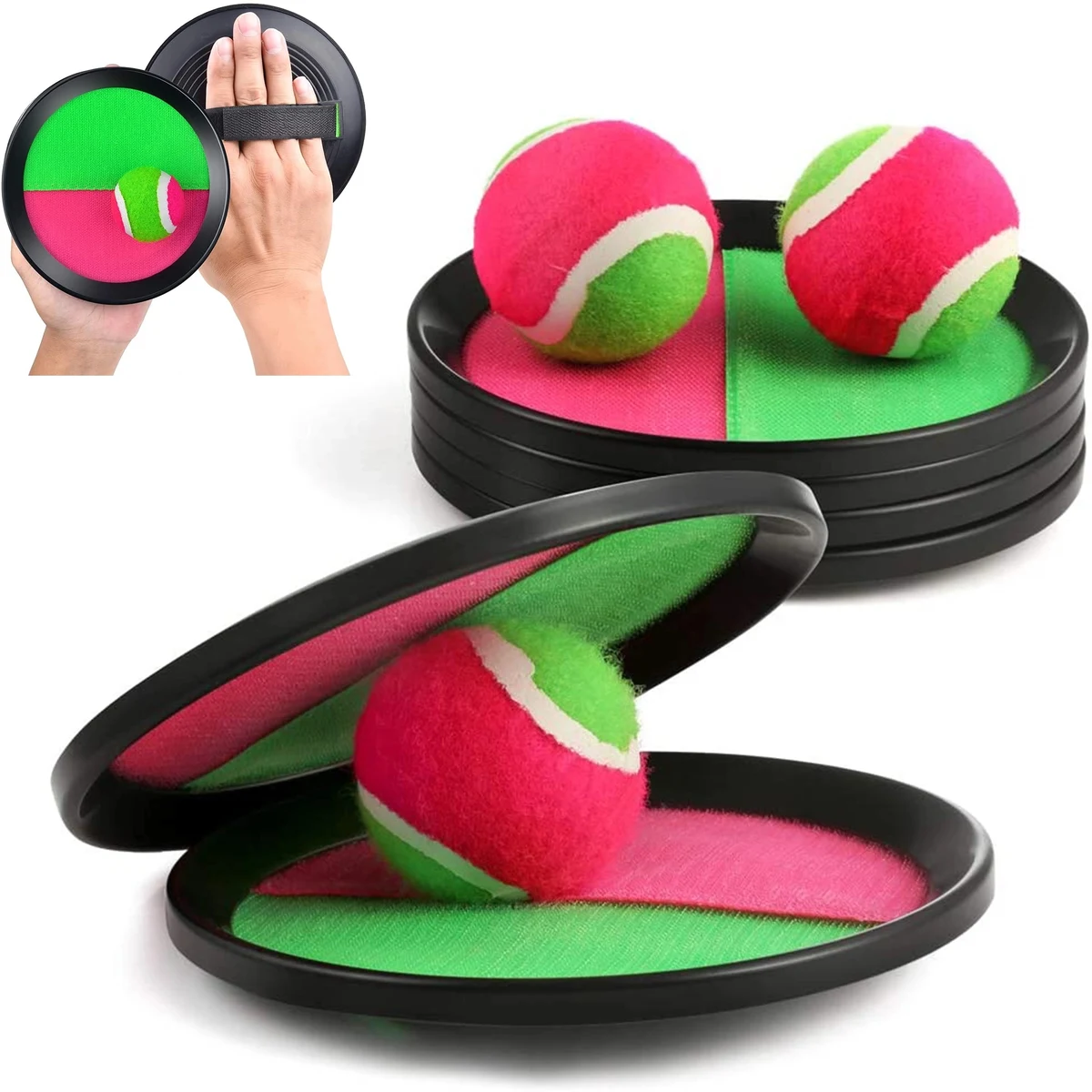 Throw Paddle Toss And Catch Ball Set 1