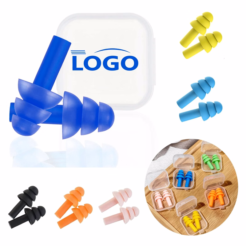 Soft Silicone Earplugs MOQ 100