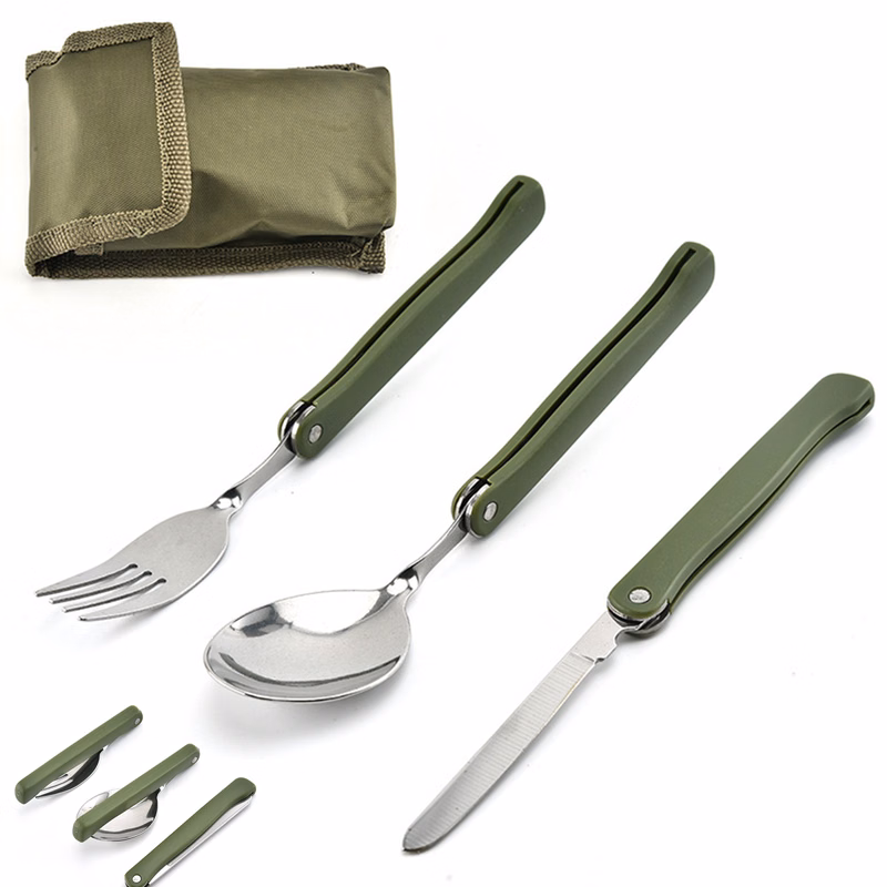 Camping Utensil Set (Fork, Spoon, Knife)