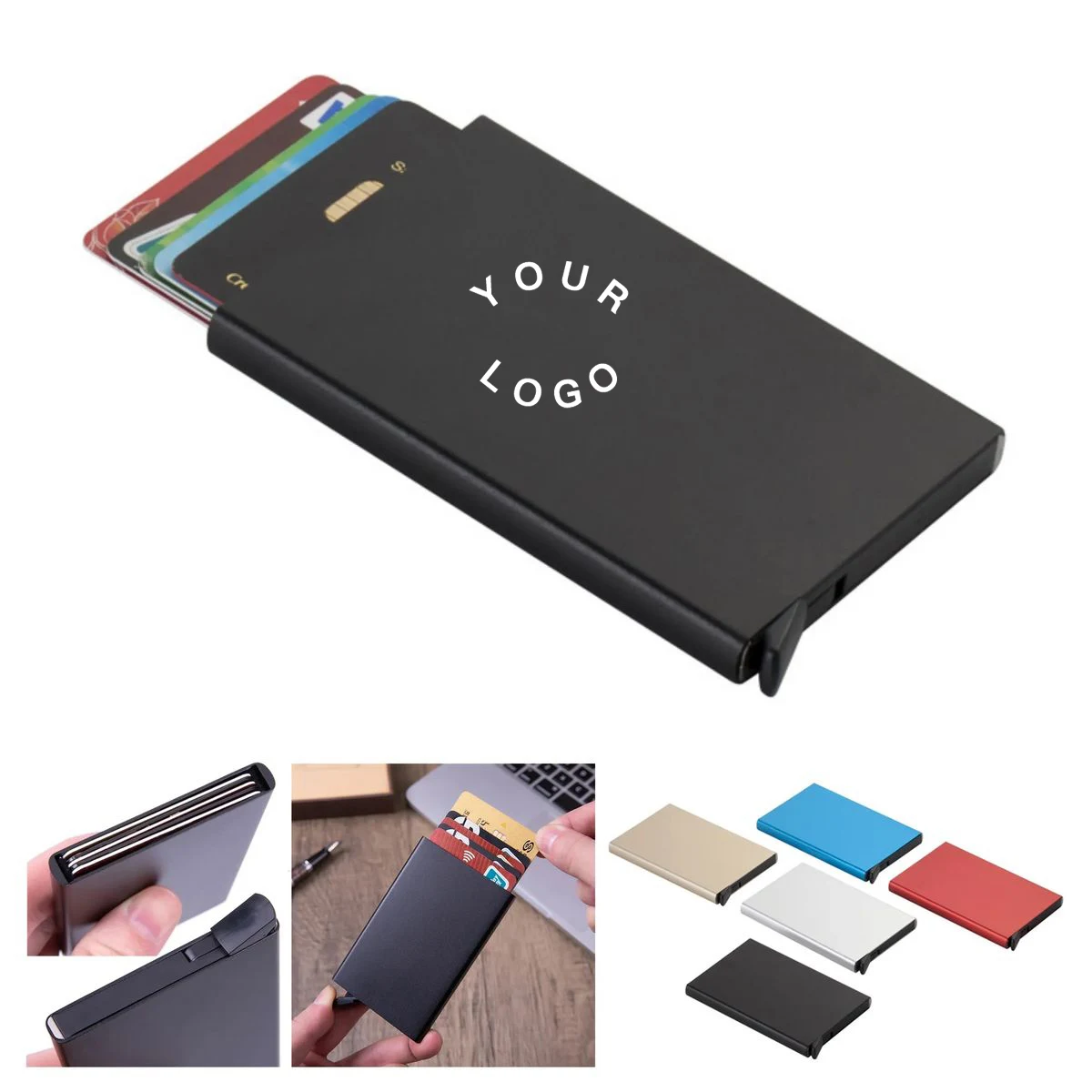 Aluminum Slim RFID Blocking Wallet 1