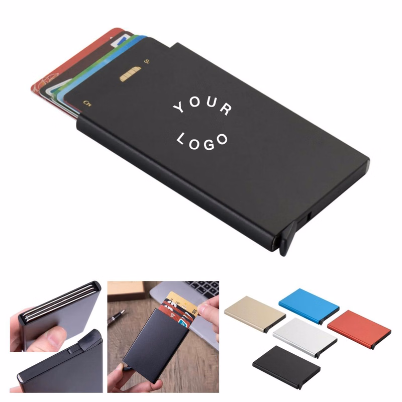 Aluminum Slim RFID Blocking Wallet