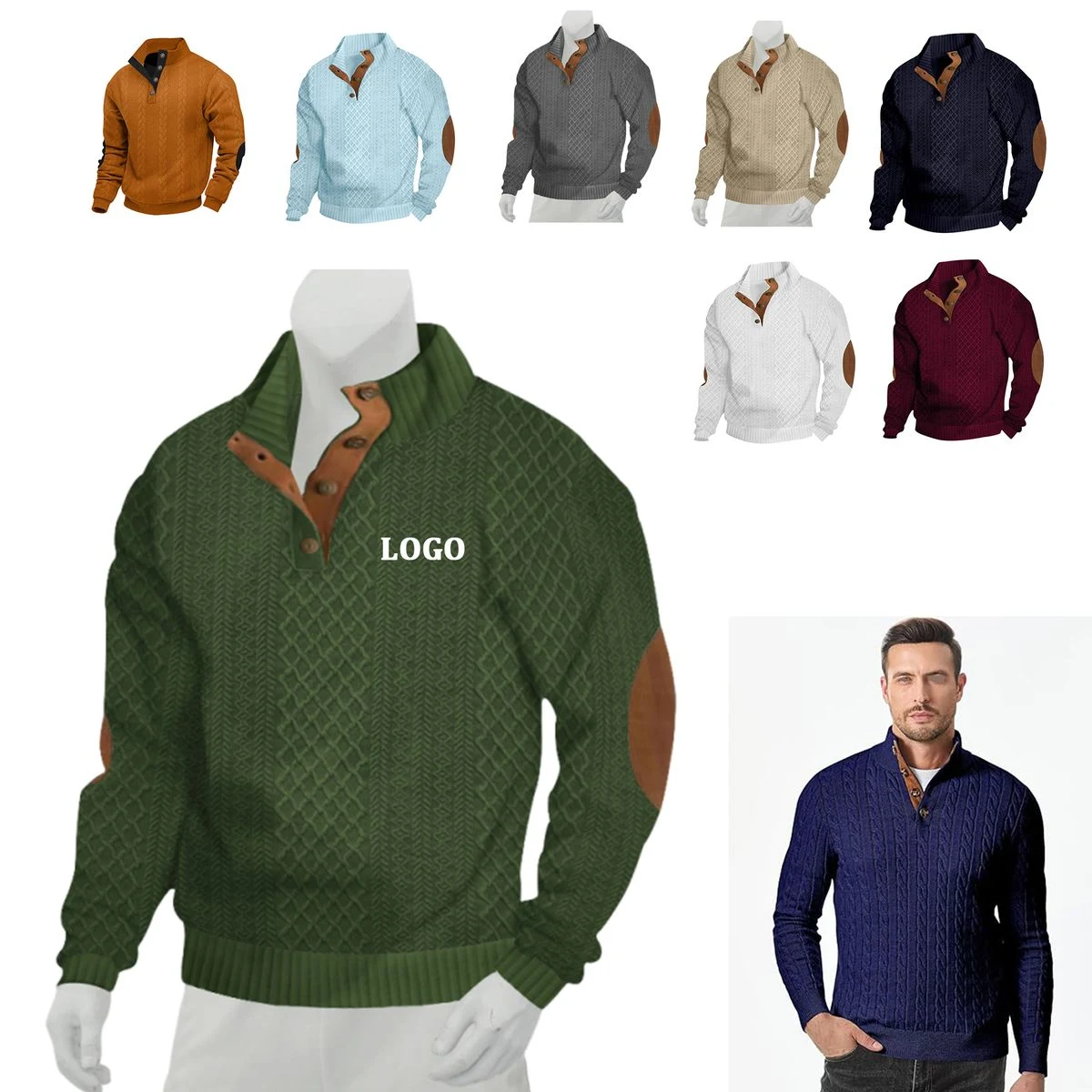 Cable Knit Pullover 1