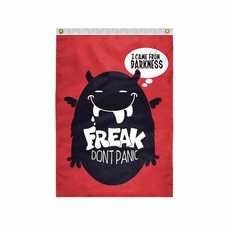 Custom Screen Sublimation Flag - 42" x 30" E-Poly