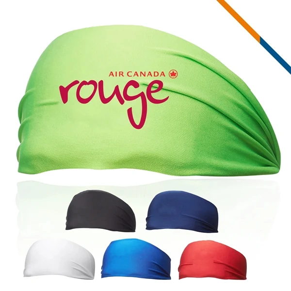Custom Lycra Sports Headbands with Sweat Wicking — Moisture Control Fitness Accessory 1