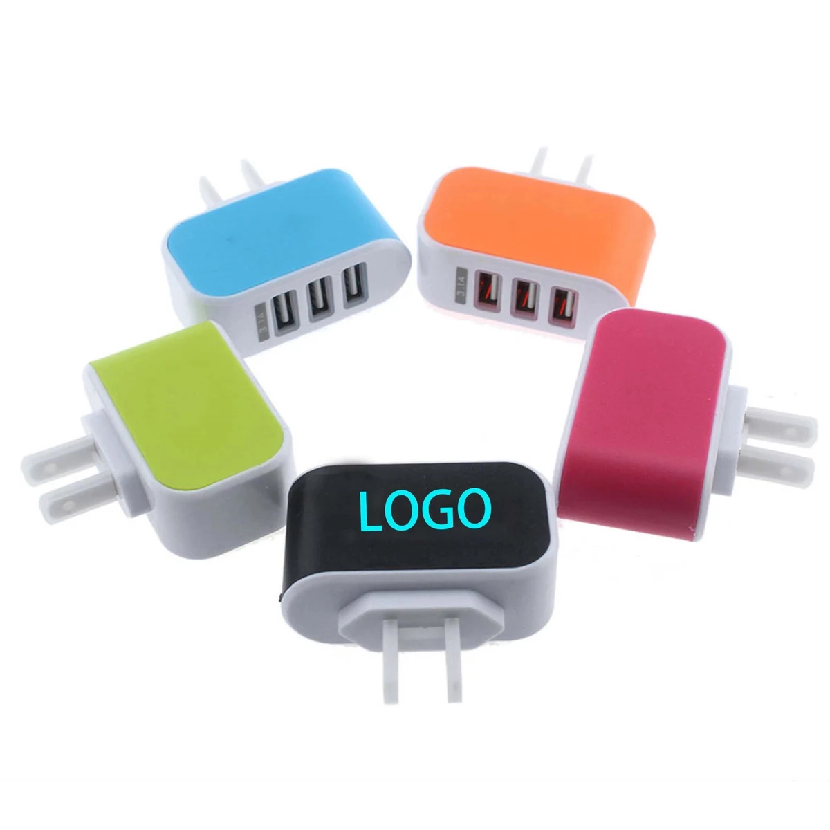 3-Port USB Travel Fast Charger 1