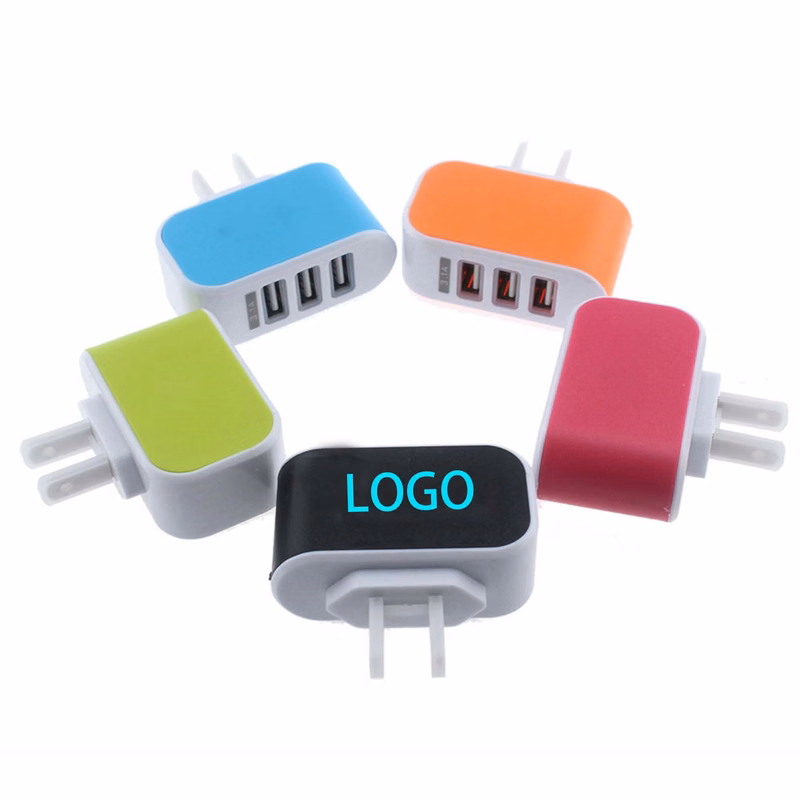 3-Port USB Travel Fast Charger