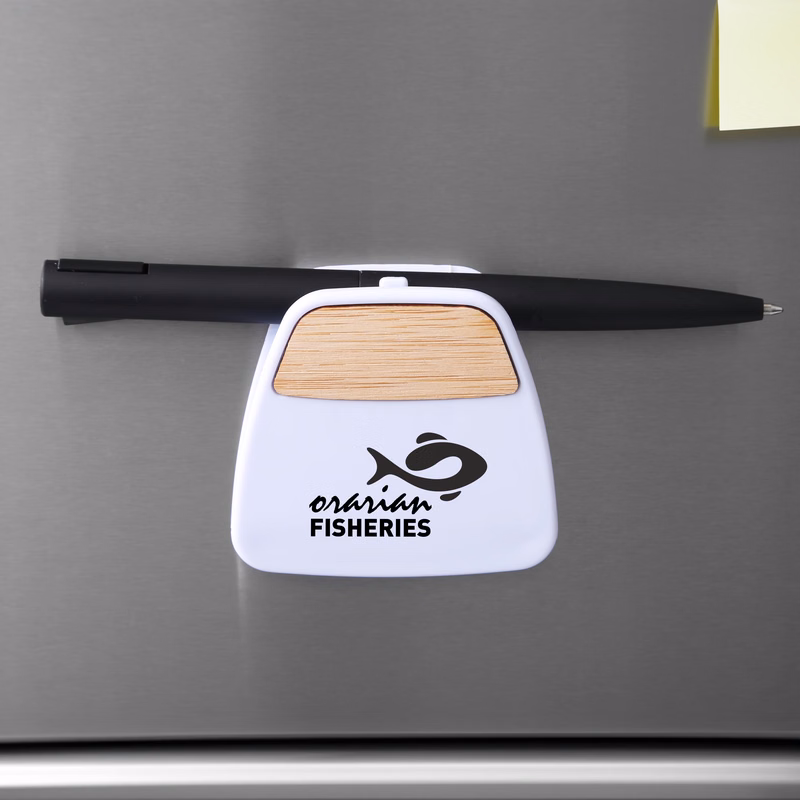 Bamboo Accent Magnetic Clip