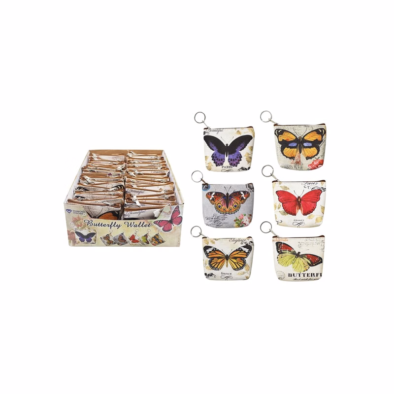 Butterfly Wallet with Keyring