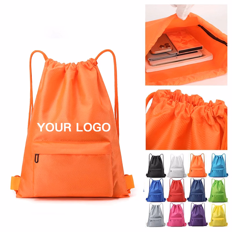 Durable Nylon Gym Backpack For Sports And Travel