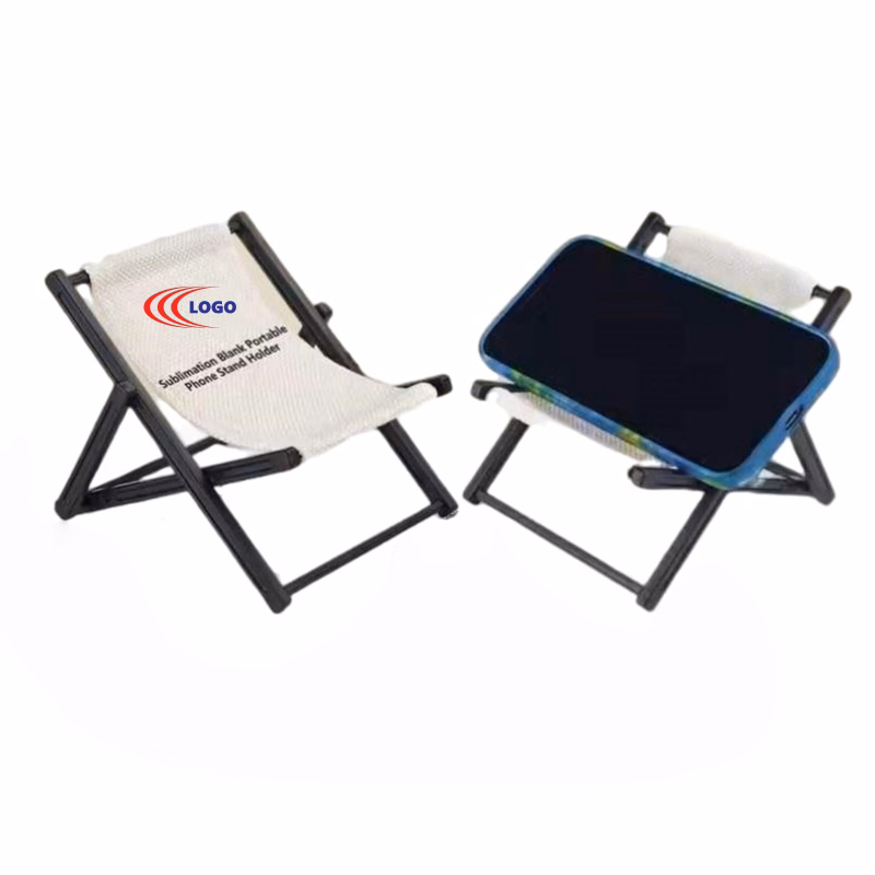 Desktop foldable phone holder