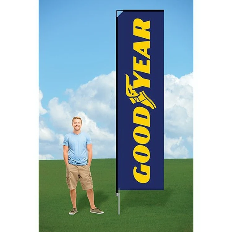 9ft PromoFlag with Ground Stake-Double 1