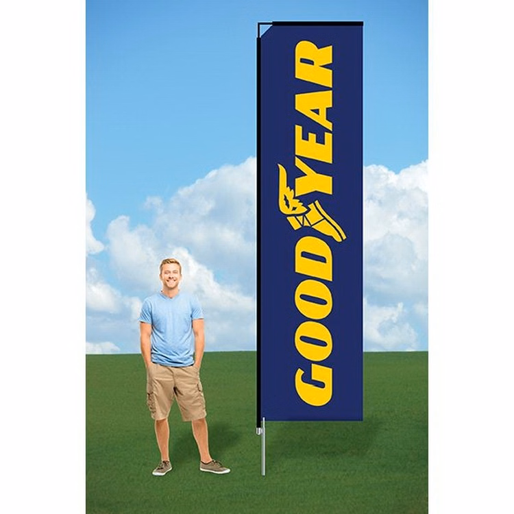 9ft PromoFlag with Ground Stake-Double