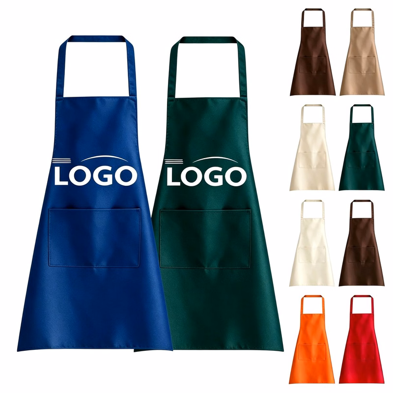 Polyester Stain-Resistant Kitchen Apron