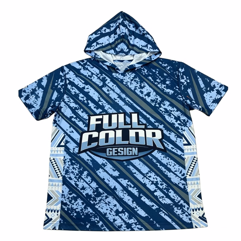 Full color Short-Sleeve Hoodie