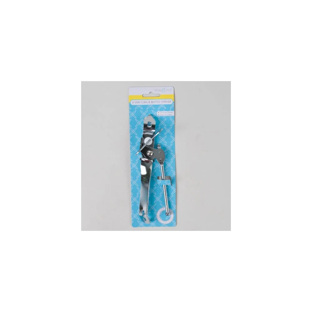 3 Way Can Openers - Chrome Plated 1