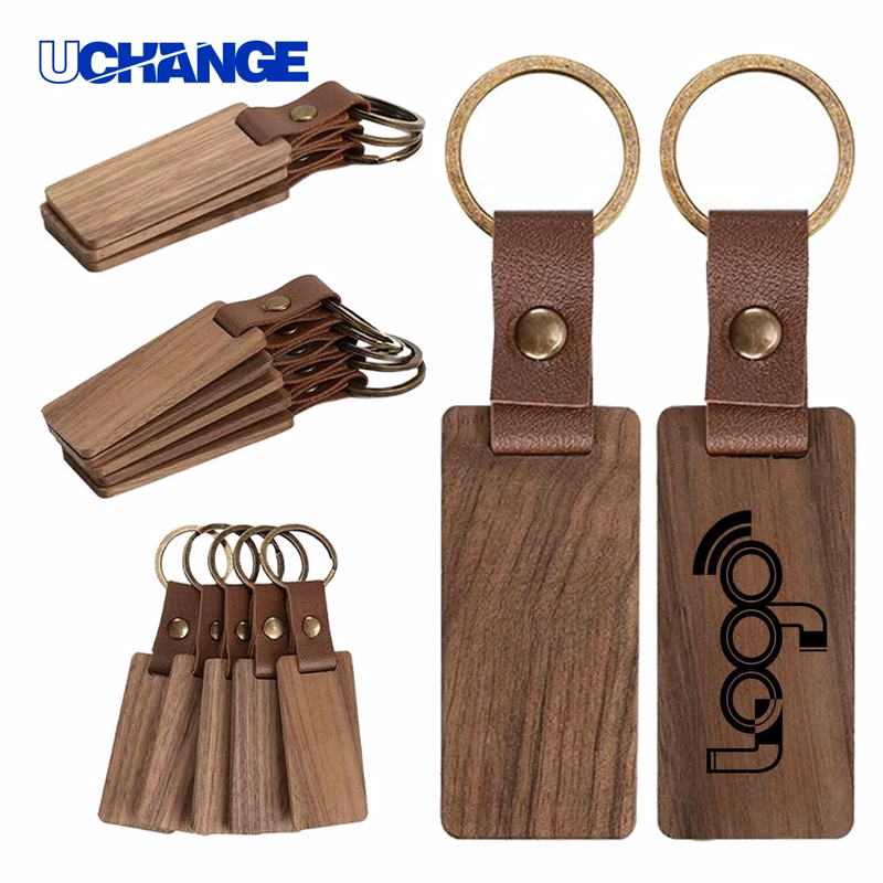 Walnut Wood Keychain