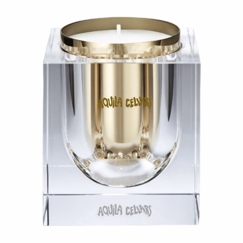 Acrylic Candle Holder with Candle