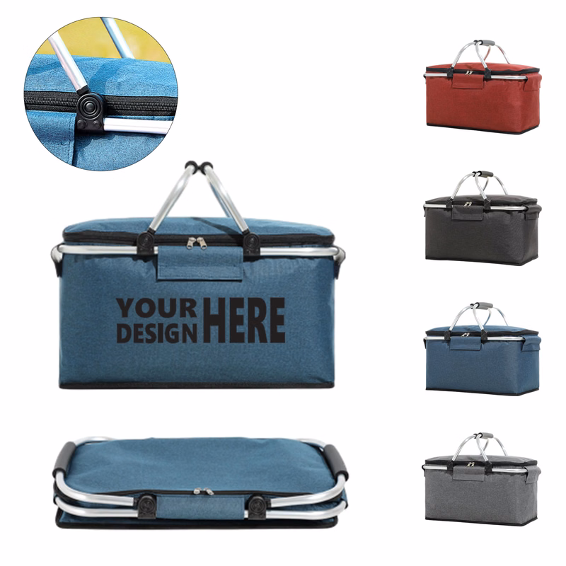 Outdoor Waterproof Insulated Large Capacity Picnic Basket