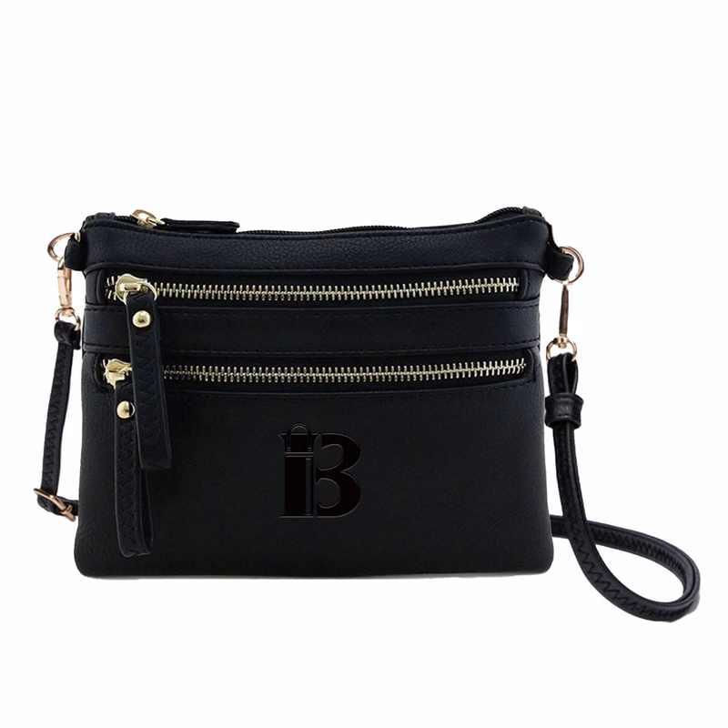 PU Leather Small Wristlet Crossbody Bag