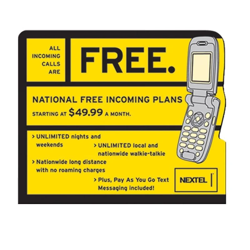 2.5"X3" Cell Phone Stock Shape Vinyl Magnet - 30mil 1