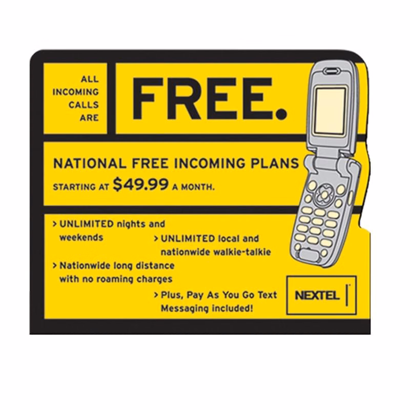 2.5"X3" Cell Phone Stock Shape Vinyl Magnet - 20mil