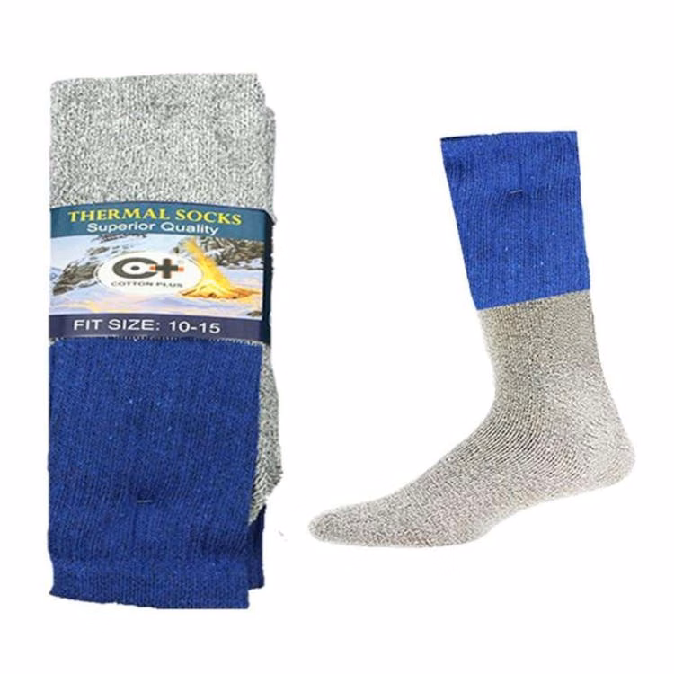 Adult Thermal Socks - Royal Blue Size 10-15