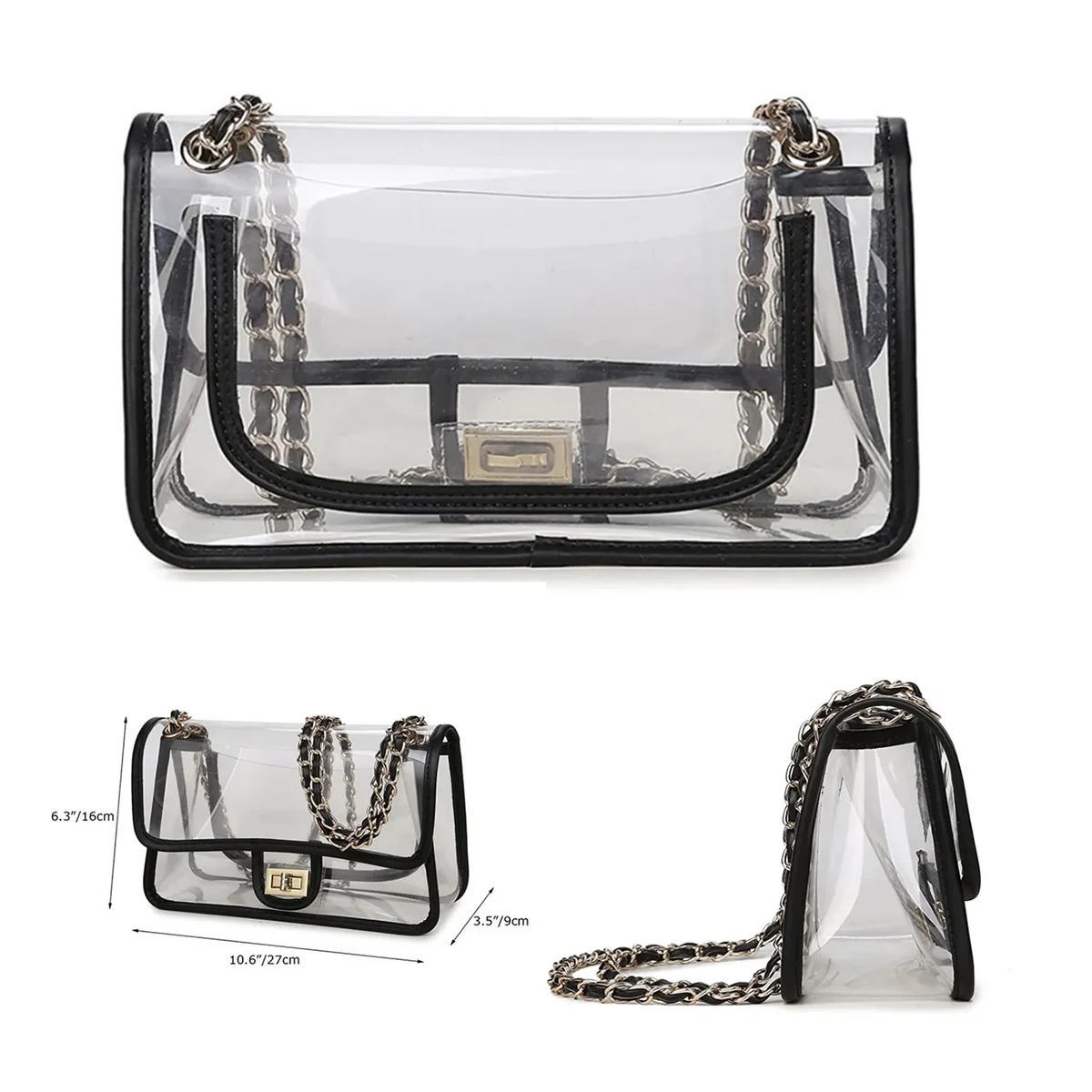 PVC Clear Purse Handbags 1