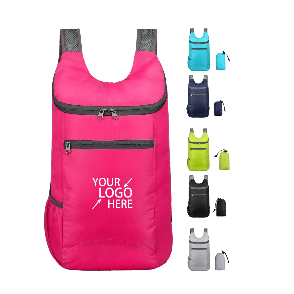 Lightweight Foldable Polyester Backpack for Outdoor Use 1