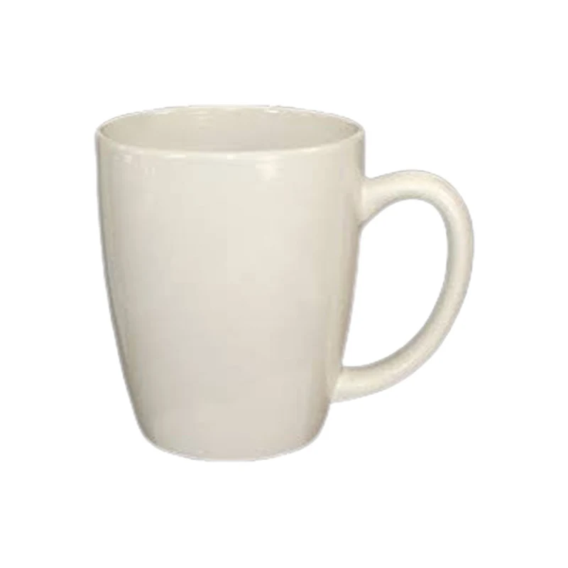 Curved Ceramic Mug, 12 oz. 1