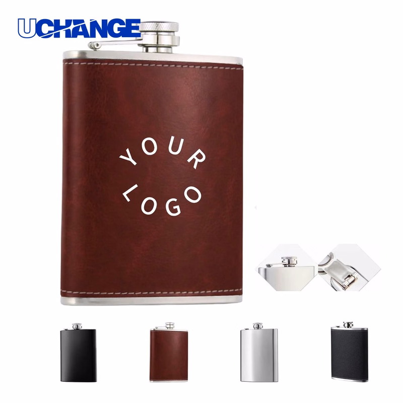 304 Steel Liquor Flask Bottle with Modern Design