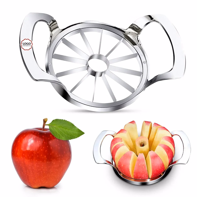 Extra Large  Stainless Steel Apple Slicer 12-Blade