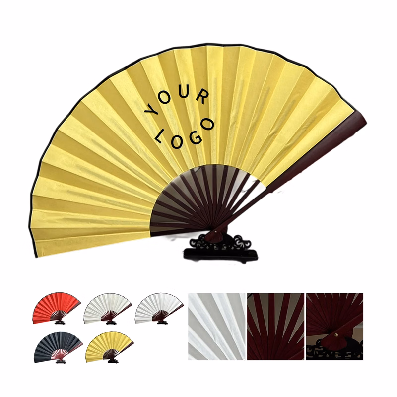 Folding Decorative Fan with Stand