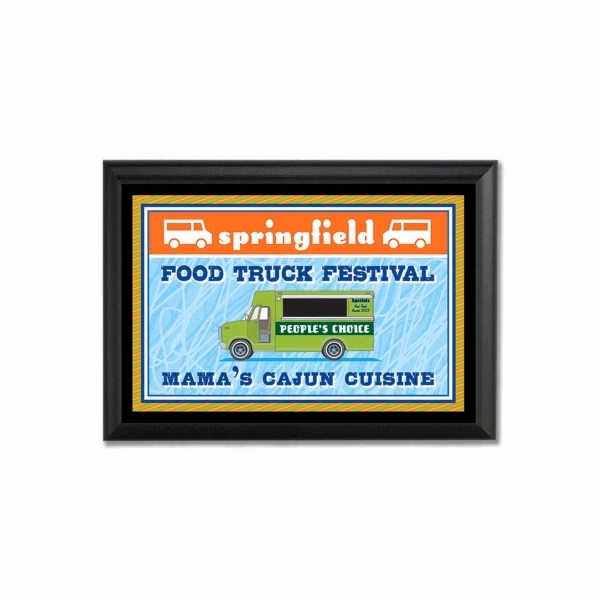 Full Color Plaque (5" x 7") With Standard Mount