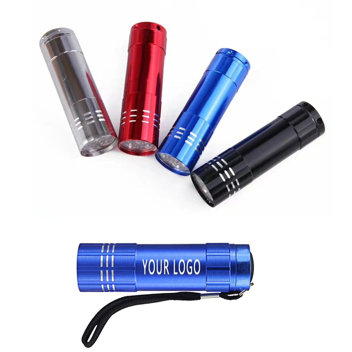 Pocket Aluminum Mini LED Flashlight MOQ 100pcs 1