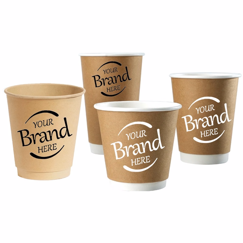 9/12/14Oz. Double Wall Kraft Paper Cup