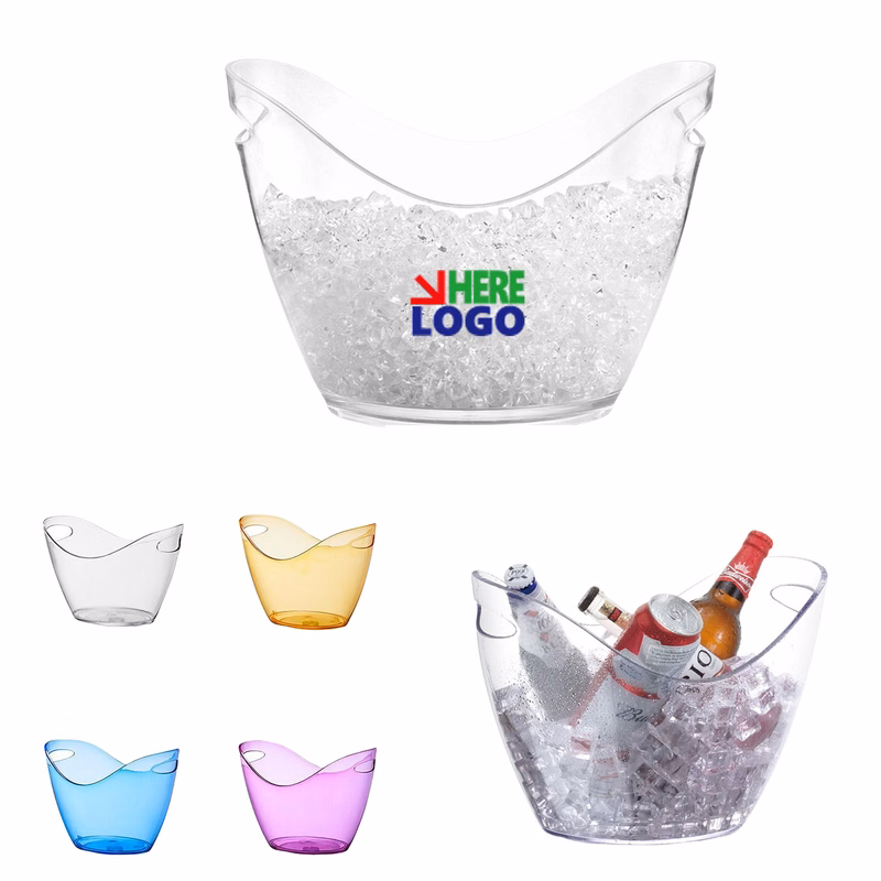 Clear Wine Ice Bucket