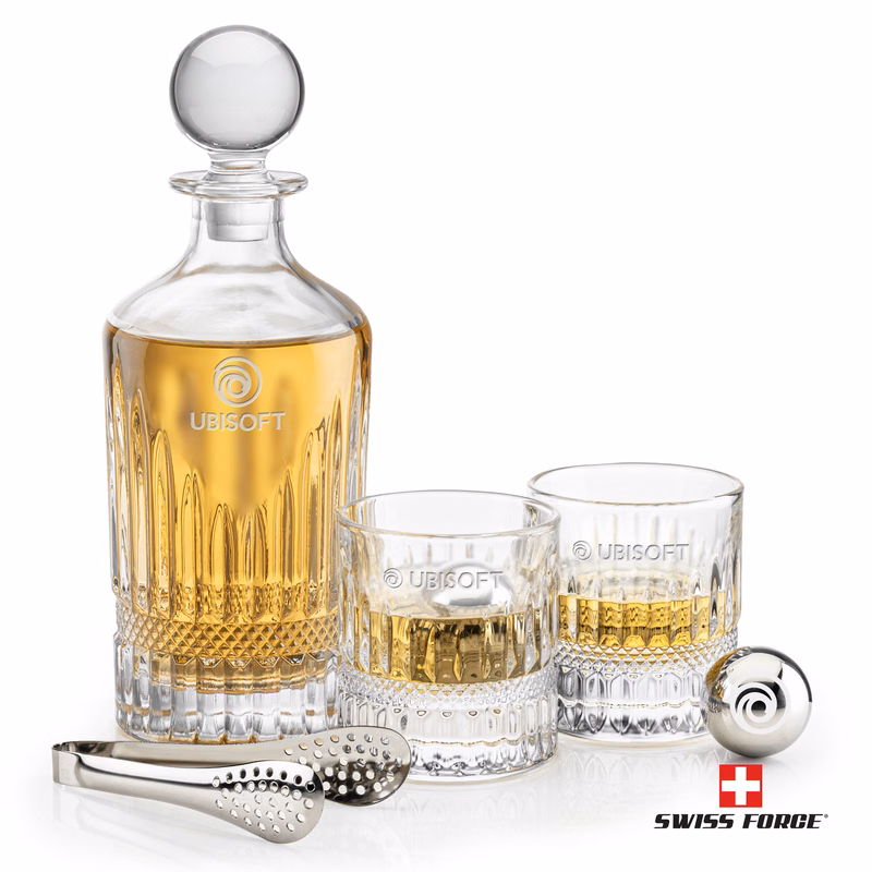 Hathaway Decanter Set & Ice Balls