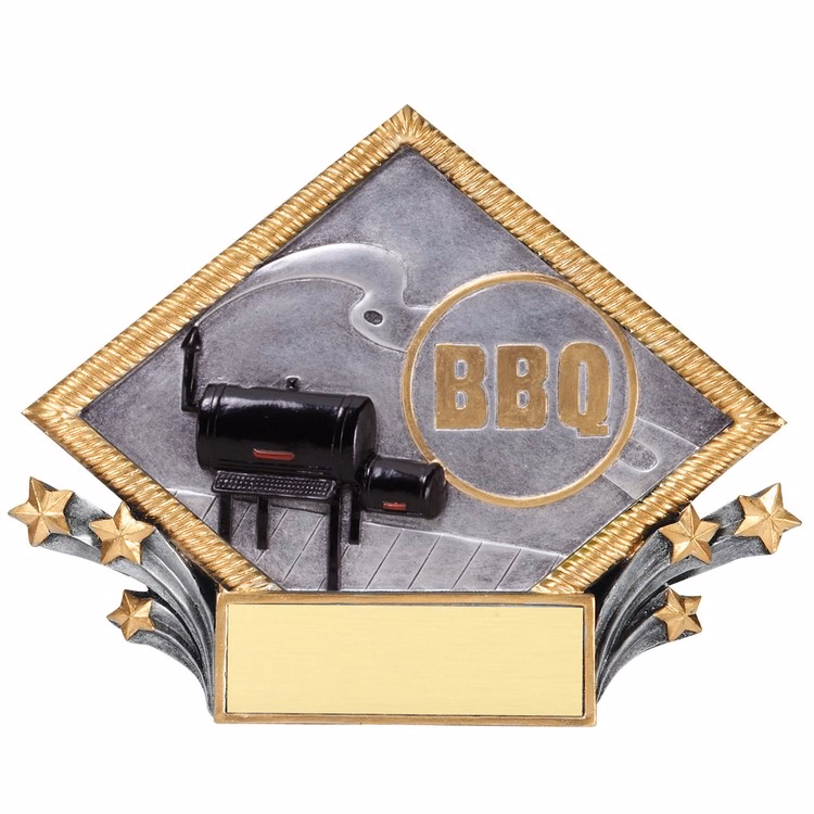 B.B.Q Diamond Shape Plate Awards