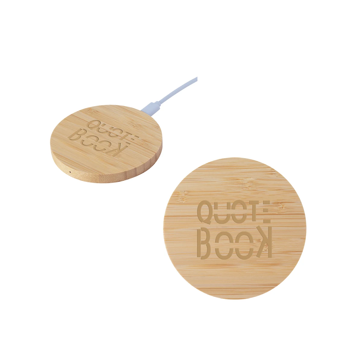Bamboo 15W Wireless Charging Pad 1