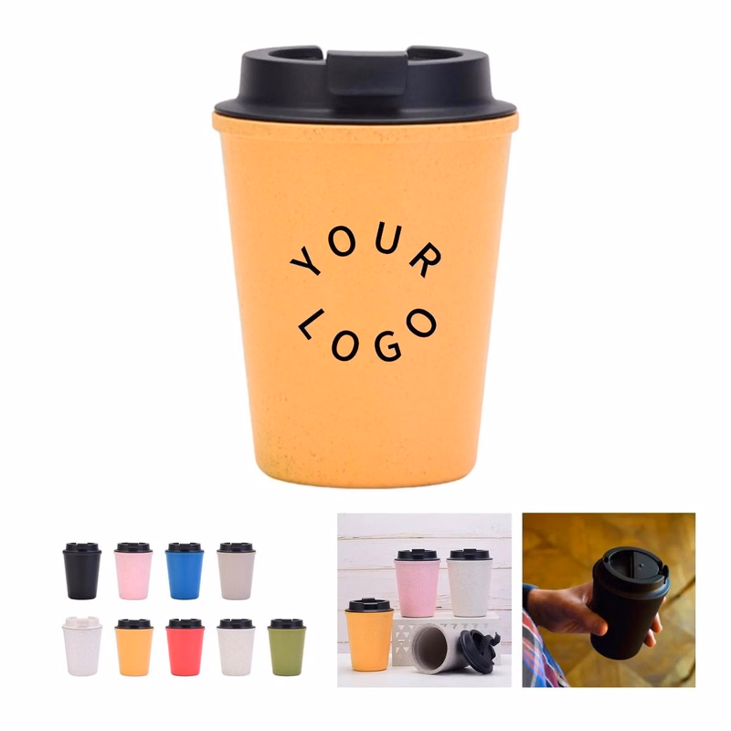 12 oz Insulated Coffee Cup with Double-Walled Design and Silicone Seal for Leakproof Convenience