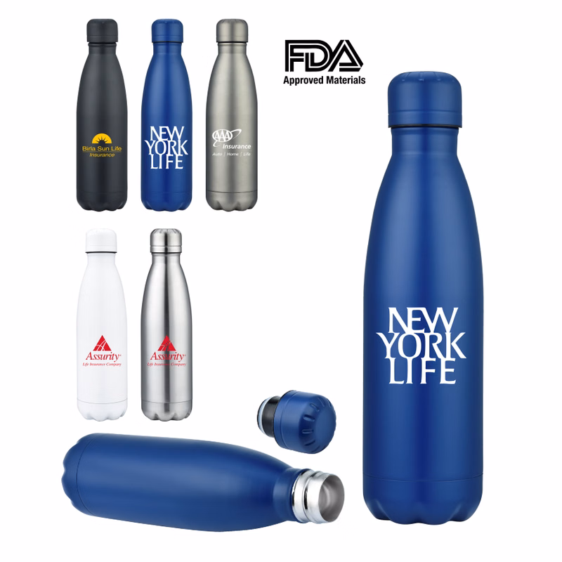 17oz Double Wall Stainless Steel Vacuum InsulatedTravel Bottle