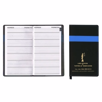 Joliett Series Soft Cover 2 Tone Vinyl Address Book